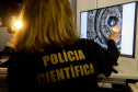 Polícia Científica do Paraná realiza coleta de padrão de metralhadora de alto calibre