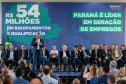 O governador em exercício, Darci Piana, anuncia um pacote de investimentos de R$ 54 milhões destinado à modernização da Rede Sine/PR e à ampliação da oferta de cursos de qualificação profissional em 311 municípios do Estado.