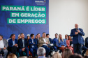 O governador em exercício, Darci Piana, anuncia um pacote de investimentos de R$ 54 milhões destinado à modernização da Rede Sine/PR e à ampliação da oferta de cursos de qualificação profissional em 311 municípios do Estado.