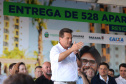 O prefeito de Guarapuava, Denilson Baitala, salientou a importância do apoio do Estado para reduzir o déficit habitacional da cidade.