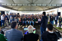O vice-governador Darci Piana participa da inauguração do Residencial Verdes Campos. São 199 casas, sendo todas as unidades subsidiadas pelo Governo do Estado, por meio do Casa Fácil Paraná.