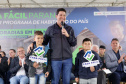 O vice-governador Darci Piana participa da inauguração do Residencial Verdes Campos. São 199 casas, sendo todas as unidades subsidiadas pelo Governo do Estado, por meio do Casa Fácil Paraná.