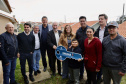 O vice-governador Darci Piana participa da inauguração do Residencial Verdes Campos. São 199 casas, sendo todas as unidades subsidiadas pelo Governo do Estado, por meio do Casa Fácil Paraná.
