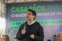 O vice-governador Darci Piana participa da inauguração do Residencial Verdes Campos. São 199 casas, sendo todas as unidades subsidiadas pelo Governo do Estado, por meio do Casa Fácil Paraná.