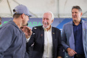O vice-governador Darci Piana participa da inauguração do Residencial Verdes Campos. São 199 casas, sendo todas as unidades subsidiadas pelo Governo do Estado, por meio do Casa Fácil Paraná.