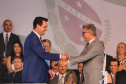 Governador Carlos Massa Ratinho Júnior dá posse ao secretário da Comunicação Social e Cultura, Hudson José. -   Curitiba, 01/01/2019  -  Foto: José Fernando Ogura/ANPr