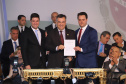 Governador Carlos Massa Ratinho Júnior dá posse ao secretário da Saúde, Beto Preto  -   Curitiba, 01/01/2019  -  Foto: José Fernando Ogura/ANPr