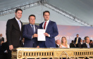 Governador Carlos Massa Ratinho Júnior dá posse ao secretário do Desenvolvimento Ambiental e Turismo, Márcio Nunes  -   Curitiba, 01/01/2019  -  Foto: Rodrigo Félix Leal