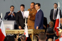 Governador Carlos Massa Ratinho Júnior dá posse ao chefe do Gabinete Militar da Governadoria, major Welby Pereira Sales  Curitiba, 01/01/2019  -  Foto: Jaelson Lucas/ANPr