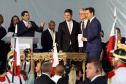 Governador Carlos Massa Ratinho Júnior dá posse ao secretário da Agricultura, Norberto Ortigara  -  Curitiba, 01/01/2019  -  Foto: Arnaldo Alves/ANPr