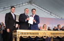 Governador Carlos Massa Ratinho Júnior dá posse ao secretário da Justiça, Família e Trabalho, Ney Leprevost  -   Curitiba, 01/01/2019  -  Foto: Rodrigo Félix Leal