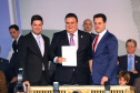 Governador Carlos Massa Ratinho Júnior dá posse ao Controlador Geral do Estado, Raul Siqueira.  Curitiba, 01/01/2019  -  Foto: José Fernando Ogura/ANPr