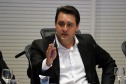 Governador Carlos Massa Ratinho Junior durante a primeira reunião de trabalho com a equipe de secretários de Estado.  -  Curitiba, 02/01/2019  -  Foto: José Fernando Ogura/ANPr