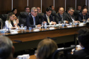Governador Carlos Massa Ratinho Junior durante a primeira reunião de trabalho com a equipe de secretários de Estado.  -  Curitiba, 02/01/2019  -  Foto: José Fernando Ogura/ANPr