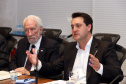 Governador Carlos Massa Ratinho Junior durante a primeira reunião de trabalho com a equipe de secretários de Estado.  -  Curitiba, 02/01/2019  -  Foto: Rodrigo Félix Leal