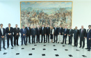 Governador Carlos Massa Ratinho Junior durante a primeira reunião de trabalho com a equipe de secretários de Estado.  -  Curitiba, 02/01/2019  -  Foto: Rodrigo Félix Leal