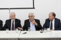 Posse do Conselho de Administração do Serviço Social Autônomo Paranacidade. Tomaram posse os secretários João Carlos Ortega, secretário do Desenvolvimento Urbano; René de Oliveira Garcia Júnior, secretário da Fazenda e Valdemar Bernardo Jorge, secretário do Planejamento.  ? Curitiba, 02/01/2019  -  Foto: Arnaldo Alves/ANPr