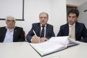 Posse do Conselho de Administração do Serviço Social Autônomo Paranacidade. Tomaram posse os secretários João Carlos Ortega, secretário do Desenvolvimento Urbano; René de Oliveira Garcia Júnior, secretário da Fazenda e Valdemar Bernardo Jorge, secretário do Planejamento.  ? Curitiba, 02/01/2019  -  Foto: Arnaldo Alves/ANPr