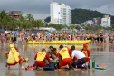 Limpeza das praias, saúde e segurança são destaques na temporada. Mais de 174 toneladas de lixo foram recolhidas nas praias do Paraná pela Sanepar, houve cerca de 700 atendimentos médicos feitos pela equipe da Secretaria da Saúde. Operação Verão, 2018/2019 - Foto: Jaelson Lucas/ANPr