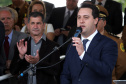 Governador Carlos Massa Ratinho Júnior participa da cerimônia de troca de comando da Polícia Militar do Paraná. O novo camandante-geral é o coronel Péricles de Matos. Ele substitui no cargo a coronel Audilene Dias Rocha.  -  Curitiba, 08/01/2019  -  Foto: José Fernando Ogura/ANPr