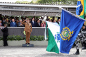 Governador Carlos Massa Ratinho Júnior participa da cerimônia de troca de comando da Polícia Militar do Paraná. O novo camandante-geral é o coronel Péricles de Matos. Ele substitui no cargo a coronel Audilene Dias Rocha.  -  Curitiba, 08/01/2019  -  Foto: José Fernando Ogura/ANPr