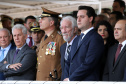 Governador Carlos Massa Ratinho Júnior participa da cerimônia de troca de comando da Polícia Militar do Paraná. O novo camandante-geral é o coronel Péricles de Matos. Ele substitui no cargo a coronel Audilene Dias Rocha.  -  Curitiba, 08/01/2019  -  Foto: José Fernando Ogura/ANPr
