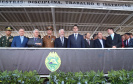 Governador Carlos Massa Ratinho Júnior participa da cerimônia de troca de comando da Polícia Militar do Paraná. O novo camandante-geral é o coronel Péricles de Matos. Ele substitui no cargo a coronel Audilene Dias Rocha.  -  Curitiba, 08/01/2019  -  Foto: Rodrigo Félix Leal