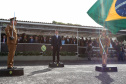 Governador Carlos Massa Ratinho Júnior participa da cerimônia de troca de comando da Polícia Militar do Paraná. O novo camandante-geral é o coronel Péricles de Matos. Ele substitui no cargo a coronel Audilene Dias Rocha.  -  Curitiba, 08/01/2019  -  Foto: Rodrigo Félix Leal
