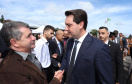 Governador Carlos Massa Ratinho Júnior participa da cerimônia de troca de comando da Polícia Militar do Paraná. O novo camandante-geral é o coronel Péricles de Matos. Ele substitui no cargo a coronel Audilene Dias Rocha.  -  Curitiba, 08/01/2019  -  Foto: Rodrigo Félix Leal