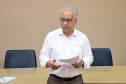 O secretário da Agricultura e do Abastecimento, Norberto Ortigara, deu posse nesta terça-feira (8) à nova diretoria da Agência de Defesa Agropecuária do Paraná (Adapar). O médico veterinário Otamir Cesar Martins (foto) assumiu a presidência, em substituição ao também veterinário Inácio Afonso Kroetz que dirigiu a empresa desde 2011, quando foi criada.  -  Curitiba, 08/01/2019  -  Foto: Divulgação SEAB