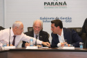 Governador Carlos Massa Ratinho Júnior durante reunião do secretariado. - Curitiba, 08/01/2019 - Foto: Rodrigo Félix Leal