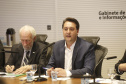 O governador Carlos Massa Ratinho Júnior reuniu-se com seus secretários, nesta terça-feira (08) e anunciou novas medidas administrativas. Curitiba, 08-01-2019.Foto: Arnaldo Alves / ANPr.