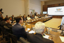 O governador Carlos Massa Ratinho Júnior reuniu-se com seus secretários, nesta terça-feira (08) e anunciou novas medidas administrativas. Curitiba, 08-01-2019.Foto: Arnaldo Alves / ANPr.