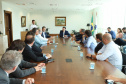 Governador Carlos Massa Ratinho Júnior durante reunião com representantes do setor produtivo de Londrina e região, no Palácio Iguaçu. -  Curitiba, 08/01/2019  -  Foto: Rodrigo Félix Leal