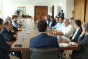 Governador Carlos Massa Ratinho Júnior durante reunião com representantes do setor produtivo de Londrina e região, no Palácio Iguaçu. -  Curitiba, 08/01/2019  -  Foto: Rodrigo Félix Leal
