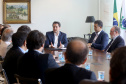 Governador Carlos Massa Ratinho Júnior recebe lideranças de Londrina  -  Curitiba, 08/01/2019  -  Foto: Jaelson Lucas/ANPr