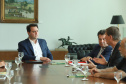 O governador Carlos Massa Ratinho Junior se reuniu nessa terça-feira (8) com a equipe que vai compor a Secretaria de Estado de Desenvolvimento Ambiental e Turismo.  -  Curitiba, 08/01/2018  -  Foto: Rodrigo Félix Leal