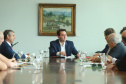 O governador Carlos Massa Ratinho Junior se reuniu nessa terça-feira (8) com a equipe que vai compor a Secretaria de Estado de Desenvolvimento Ambiental e Turismo.  -  Curitiba, 08/01/2018  -  Foto: Rodrigo Félix Leal