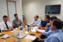 A aprovação do programa Paraná Urbano III foi o foco da reunião entre dos secretários de Estado do Desenvolvimento Urbano, João Carlos Ortega, e do Planejamento, Valdemar Bernardo Jorge.  Curitiba, 09/01/2019  -  Foto: Divulgação SEDU
