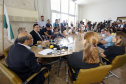 O secretário da Fazenda Renê de Oliveira Garcia Junior, detalha em entrevista coletiva a situação das contas do Estado, do novo SIAF, Sistema de Gestão Financeira do Governo e as medidas que vem adotando. - Curitiba, 10-01-19.Foto: Arnaldo Alves / ANPr.