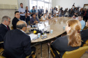O secretário da Fazenda Renê de Oliveira Garcia Junior, detalha em entrevista coletiva a situação das contas do Estado, do novo SIAF, Sistema de Gestão Financeira do Governo e as medidas que vem adotando. - Curitiba, 10-01-19.Foto: Arnaldo Alves / ANPr.