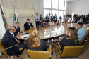 O secretário da Fazenda Renê de Oliveira Garcia Junior, detalha em entrevista coletiva a situação das contas do Estado, do novo SIAF, Sistema de Gestão Financeira do Governo e as medidas que vem adotando. - Curitiba, 10-01-19.Foto: Arnaldo Alves / ANPr.