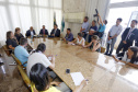 O secretário da Fazenda Renê de Oliveira Garcia Junior, detalha em entrevista coletiva a situação das contas do Estado, do novo SIAF, Sistema de Gestão Financeira do Governo e as medidas que vem adotando. - Curitiba, 10-01-19.Foto: Arnaldo Alves / ANPr.