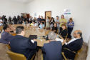 O secretário da Fazenda Renê de Oliveira Garcia Junior, detalha em entrevista coletiva a situação das contas do Estado, do novo SIAF, Sistema de Gestão Financeira do Governo e as medidas que vem adotando. - Curitiba, 10-01-19.Foto: Arnaldo Alves / ANPr.