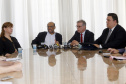 O secretário da Fazenda Renê de Oliveira Garcia Junior, detalha em entrevista coletiva a situação das contas do Estado, do novo SIAF, Sistema de Gestão Financeira do Governo e as medidas que vem adotando. - Curitiba, 10-01-19.Foto: Arnaldo Alves / ANPr.