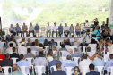 O governador Carlos Massa Ratinho Junior participou nesta quinta-feira (10), em Foz do Iguaçu, da solenidade em comemoração aos 80 anos do Parque Nacional do Iguaçu.  Considerado uma das mais belas reservas ecológicas do mundo, o Parque Nacional do Iguaçu tem 225 mil hectares e é reconhecido pela Unesco como Patrimônio Natural da Humanidade. Foz do Iguaçu,10/01/2018 Foto:Jaelson Lucas / ANPr
