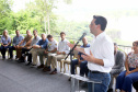 O governador Carlos Massa Ratinho Junior participou nesta quinta-feira (10), em Foz do Iguaçu, da solenidade em comemoração aos 80 anos do Parque Nacional do Iguaçu.  Considerado uma das mais belas reservas ecológicas do mundo, o Parque Nacional do Iguaçu tem 225 mil hectares e é reconhecido pela Unesco como Patrimônio Natural da Humanidade. Foz do Iguaçu,10/01/2018 Foto:Jaelson Lucas / ANPr