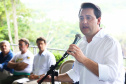 O governador Carlos Massa Ratinho Junior participou nesta quinta-feira (10), em Foz do Iguaçu, da solenidade em comemoração aos 80 anos do Parque Nacional do Iguaçu.  Considerado uma das mais belas reservas ecológicas do mundo, o Parque Nacional do Iguaçu tem 225 mil hectares e é reconhecido pela Unesco como Patrimônio Natural da Humanidade. Foz do Iguaçu,10/01/2018 Foto:Jaelson Lucas / ANPr