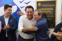 O governador Carlos Massa Ratinho Junior inaugura o Aeroporto Municipal Juvenal Loureiro Cardoso, de Pato Branco, no Sudoeste do Paraná.  -  Pato Branco, 10/01/2019  -  Foto: José Fernando Ogura/ANPr