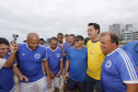 O Litoral do Paraná vai ganhar um calendário turístico, que começará a ser elaborado pelo Governo do Estado ainda neste ano, após o Carnaval. O anúncio foi feito pelo governador Carlos Massa Ratinho Junior, durante reunião com os prefeitos do Litoral, neste sábado (12), em Matinhos. Matinhos, 12-01-19.Foto: Arnaldo Alves / ANPr..Matinhos, 12-01-19.Foto: Arnaldo Alves / ANPr.